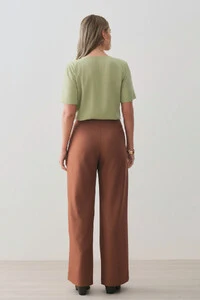 Blusa Decote V Abas