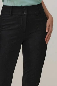Calça Cigarrete de Alfaiataria Double Pesponto Triple Barra Fenda