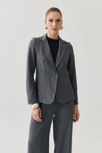 Blazer de Alfaiataria Bolso Embutido