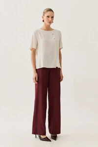 Blusa Prega Botões Gold Double