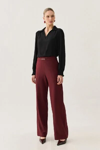 Pantalona de Alfaiataria Cinto Fino Gold