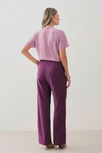 Blusa Manga Ralgan Gola Baixa Torcida Decote Gota Franzido