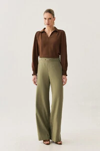 Pantalona de Alfaiataria Cinto Fino Gold