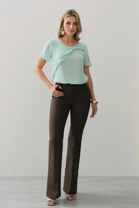 Calça flare double