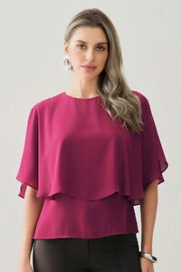 Blusa Dupla Godê Manga Morcego