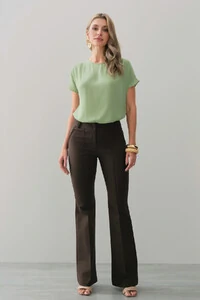 Calça flare double