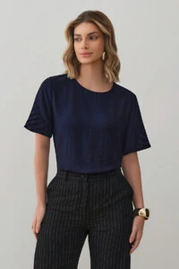 Blusa Manga Preguinhas