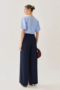 Pantalona de Alfaitaria Botão Forrado
