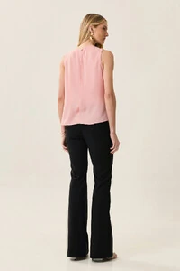 Regata Assimétrica Drapeada Pregas Triple