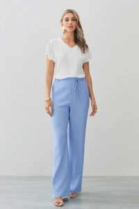 Blusa Manga Morcego Decote V Recorte