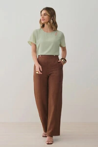 Blusa Assimétrica Dupla Ombro Cut Out