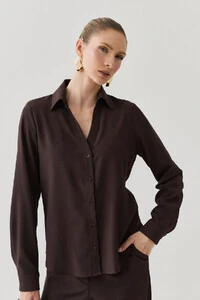 Conjunto de Alfaiataria de Camisa Manga Longa e Calça Reta