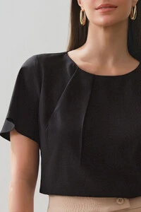 Blusa Decote Prega