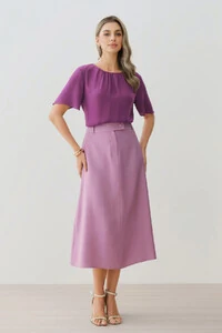 Blusa Decote Franizido