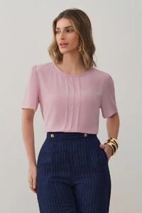 Blusa Nervuras Triple