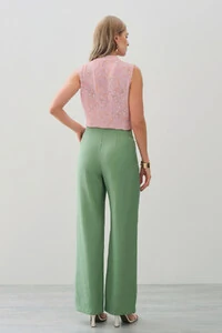 Regata Floral Gola Baixa Laço