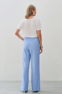 Blusa Decote Gota Vazado Mini Botão Ombro Babadinho