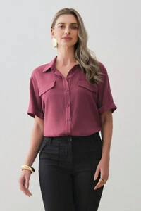 Camisa Manga Dobrada Abas