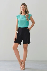 Regata Ombro Babado Prega