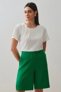 Blusa Decote Prega