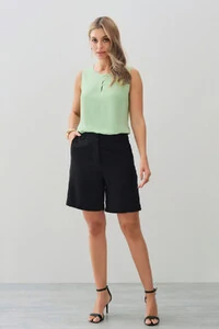 Regata Decote Mini Botões Triple