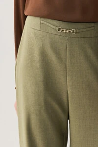 Pantalona de Alfaiataria Cinto Fino Gold