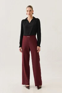 Pantalona de Alfaiataria Cinto Fino Gold