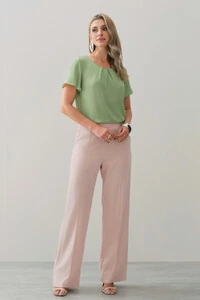 Blusa Decote Pregas