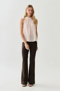 Regata Frente Única Poa Gola Baixa