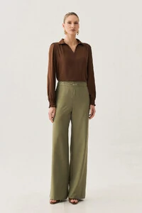 Pantalona de Alfaiataria Cinto Fino Gold