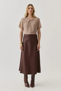 Blusa Decote V Torcido