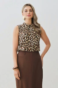 Regata Onça Gola Dobrada