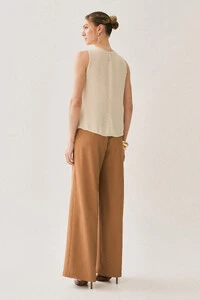 Pantalona de Alfaitaria Botão Forrado