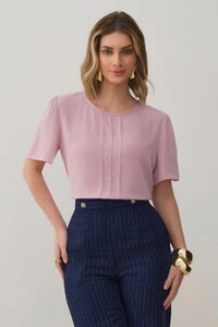 Blusa Nervuras Triple