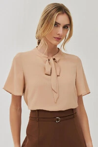 BLUSA GOLA BAIXA LAÇO