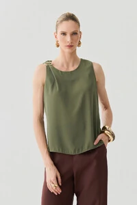 Regata Assimétrcia Ombro Gold