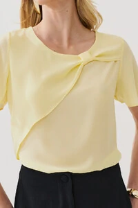 Blusa Transpassada Laço