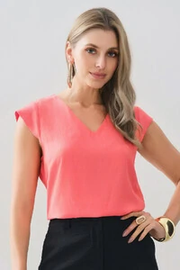 Regata Decote V Ombro Cap