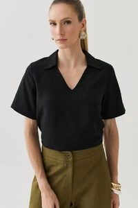 Blusa Gola Polo Decote V