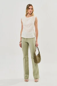 Calça Flare Double