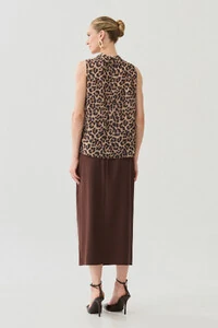 Regata Onça Gola Dobrada Franzido