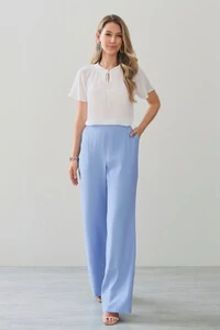 Blusa Manga Raglan Decote Lastex Laço