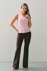 Calça flare double