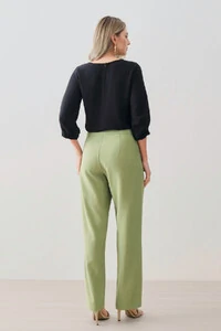 Blusa Manga 3/4 Elástico Pregas