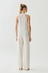 Regata Frente Única Poa Gola Baixa