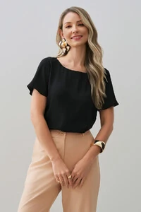 Blusa Recorte Ombro