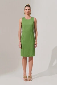Vestido de Linho Recortes