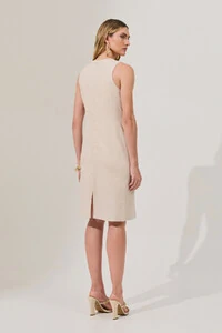 Vestido de Linho Recortes