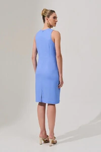 Vestido de Linho Recortes