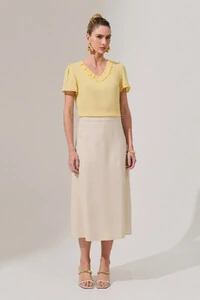 Blusa Decote V Babadinho
